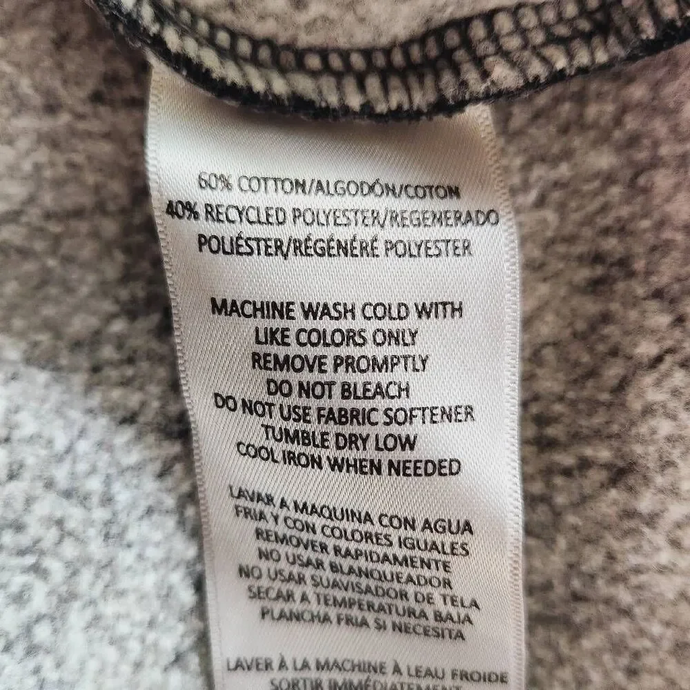 Calvin Klein Performance Gray Cropped Logo Sweatshirt Size Small Gray Sweatshirt